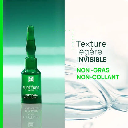 René Furterer Triphasic Reactional 2 - in - 1 Hair & Growth Treatment 5ml x12 (0.16fl oz x12) - FrenchBeautyHub