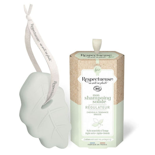 Respectueuse Bioes Solide Regulating Shampoo Natural orange Perfumes 75g (2.64 oz) - FrenchBeautyHub