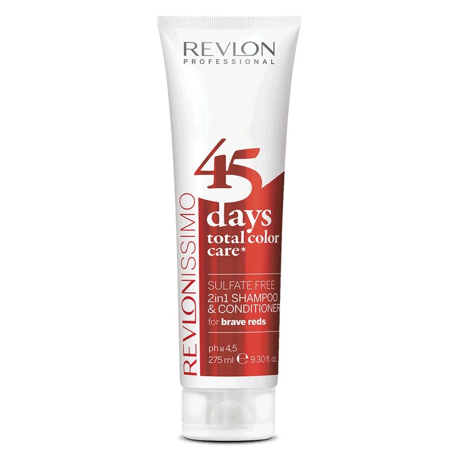 Revlon Professional Revlonissimo 45 Days Color Care Shampoo & Conditioner Conditioner Brave Reds 275ml (9.3fl oz) - FrenchBeautyHub