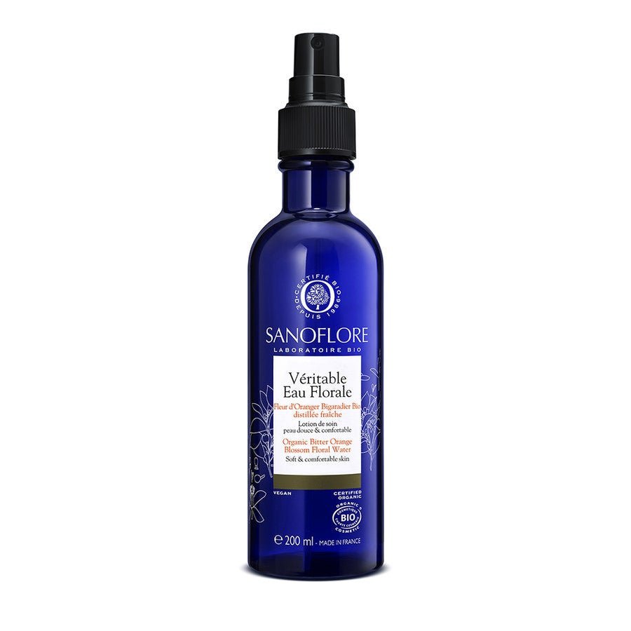 Sanoflore Eaux Florales Organic Bitter Orange Blossom Floral Water Softening Toner 200ml (6.76fl oz) - FrenchBeautyHub