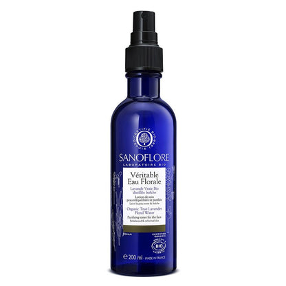 Sanoflore Eaux Florales Veritable Eau Florale De Lavande Fine Bio 200ml (6.76fl oz) - FrenchBeautyHub