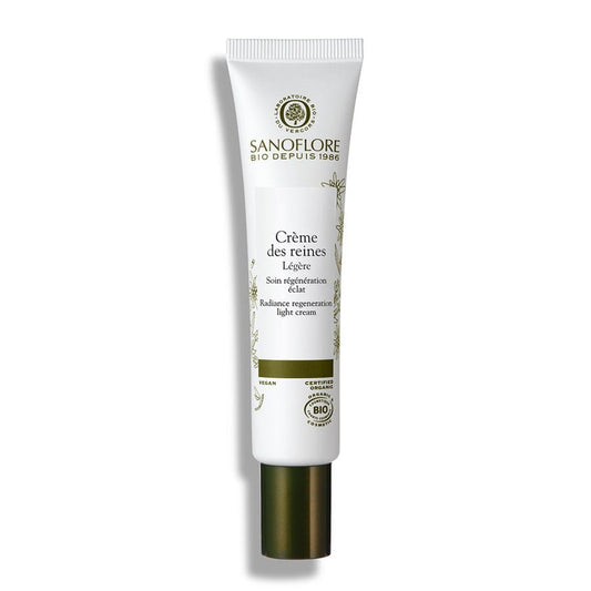 Sanoflore Reines Crme des reines light radiance regeneration care certified organic 40ml (1.35fl oz) - FrenchBeautyHub