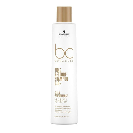 Schwarzkopf Professional BC Bonacure Time Restore Shampoo for Mature Hair 250ml (8.45 fl oz) - FrenchBeautyHub