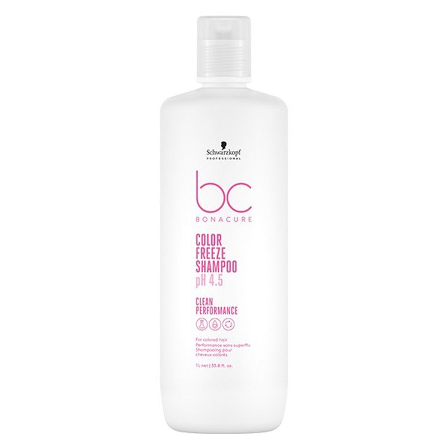 Schwarzkopf Professional pH 4.5 Color Freeze Shampoo 1L (33.81 fl oz) - FrenchBeautyHub
