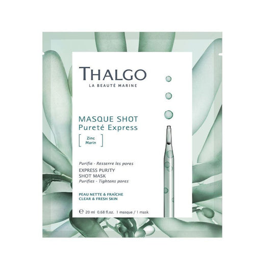 Thalgo Pureté Express Masks Shot Marine Zinc 20ml (0.67fl oz) - FrenchBeautyHub