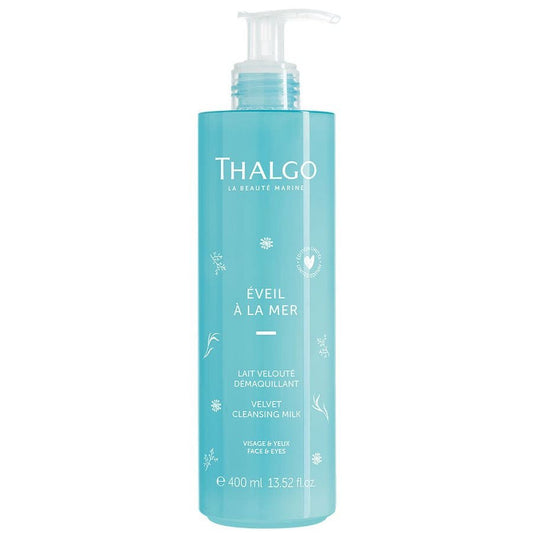 Thalgo veil Ë La Mer Velvety Cleansing Milk 400ml (13.52fl oz) - FrenchBeautyHub