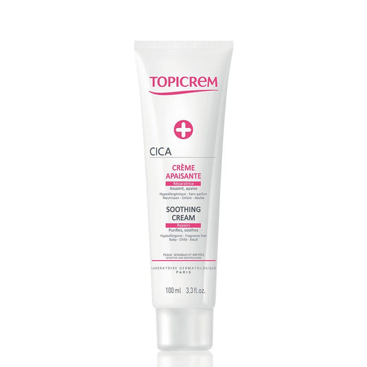 Topicrem Cica Irritated Skin Topicrem Cica Repair Soothing Cream Irritated Skins 100ml (3.38fl oz) - FrenchBeautyHub