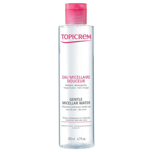 Topicrem Douceur Gentle Cleansing Water for Sensitive and Dry Skin 200ml (6.76 fl oz) - FrenchBeautyHub