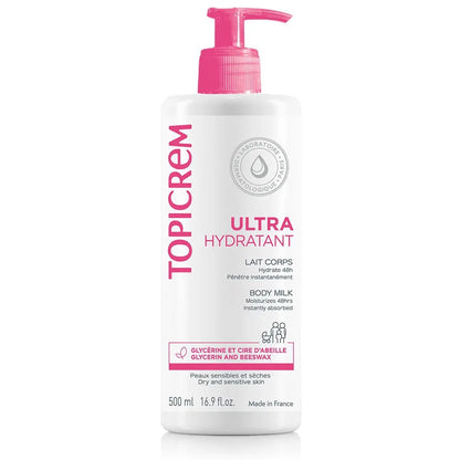 Topicrem Ultra - Moisturizing Body Milk - FrenchBeautyHub