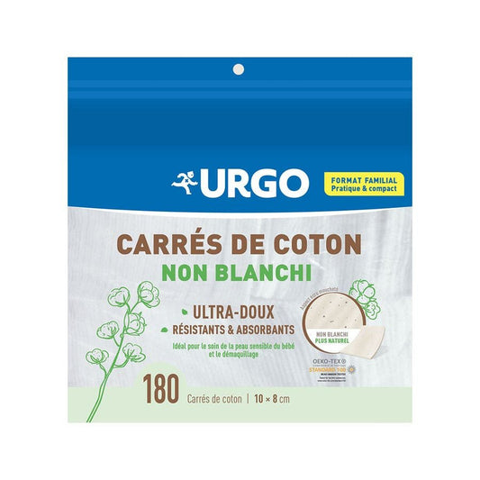 Urgo Cotton square 10x8cm x180 - FrenchBeautyHub