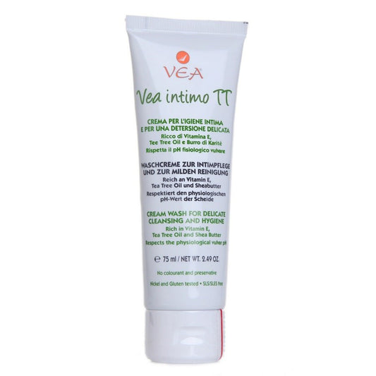 Vea Intimo Tt Cream Wash For Delicate Cleansing And Hygiene Vea 75ml (2.54fl oz) - FrenchBeautyHub