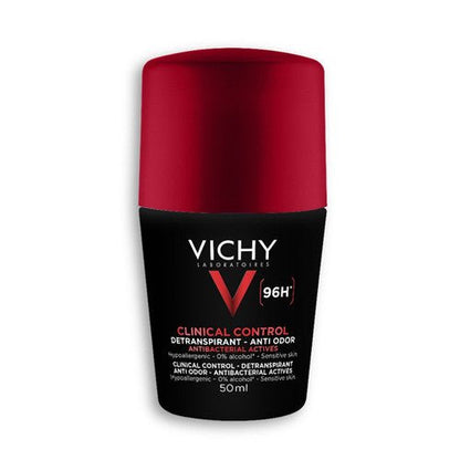 Vichy Man Anti - Odour Roll - On Deodorant 96H 50ml - FrenchBeautyHub