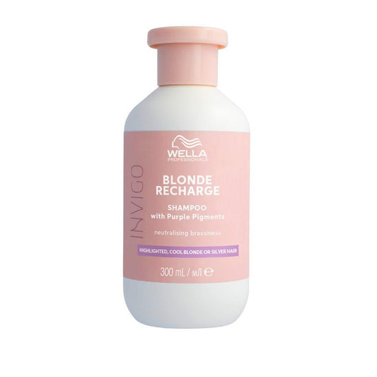 Wella Professionals Invigo Blonde Recharge Colour Reviving Shampoo 250ml (8.45fl oz) - FrenchBeautyHub