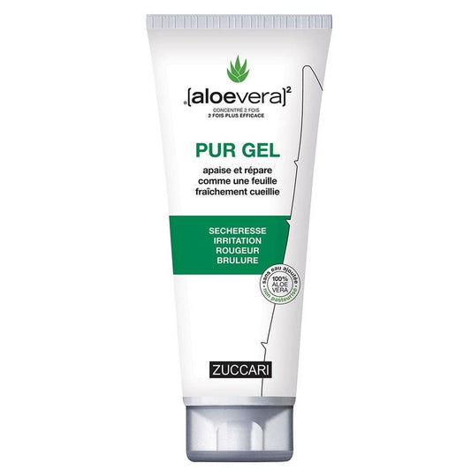 Zuccari [aloevera]2 Pur unpasteurised Aloe Vera Gel without added water 2x concentrate 200ml (6.76fl oz) - FrenchBeautyHub