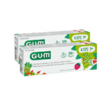 GUM Junior Toothpaste for Kids 3 Years and Older Strawberry Flavor 2x50ml (1.69fl oz)