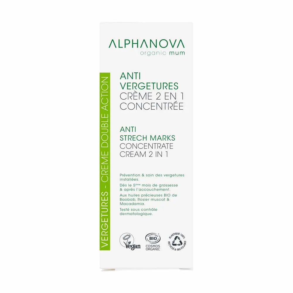 Alphanova Organic Mum Sante Anti-stretch Marks Double Action 150ml (5.07fl oz)