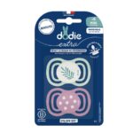 Dodie Extra Anatomical soothers 6 months and Plus x2 300g (10.58 oz)