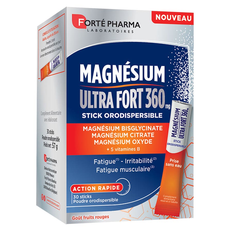 Forté Pharma Magnesium Ultra Fort 360 30 sticks 300g (10.58 oz)