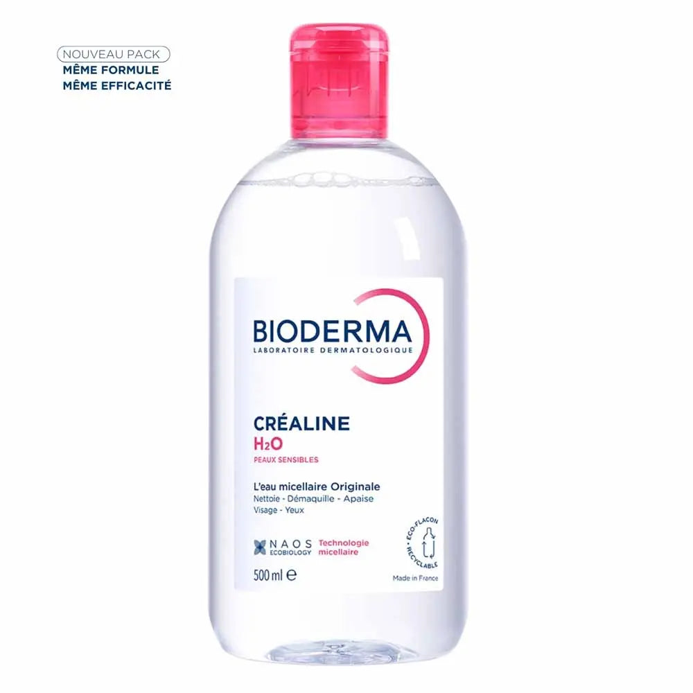 Bioderma Sensibio H2O Micellar Solution Makeup Remover Fragrance Free 500ml (16.90 fl oz)