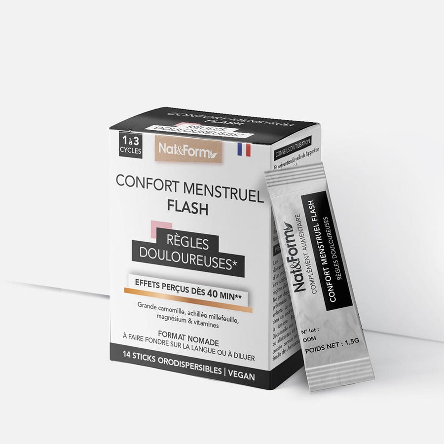 Nat&Form Mensural Comfort Flash 14 sticks