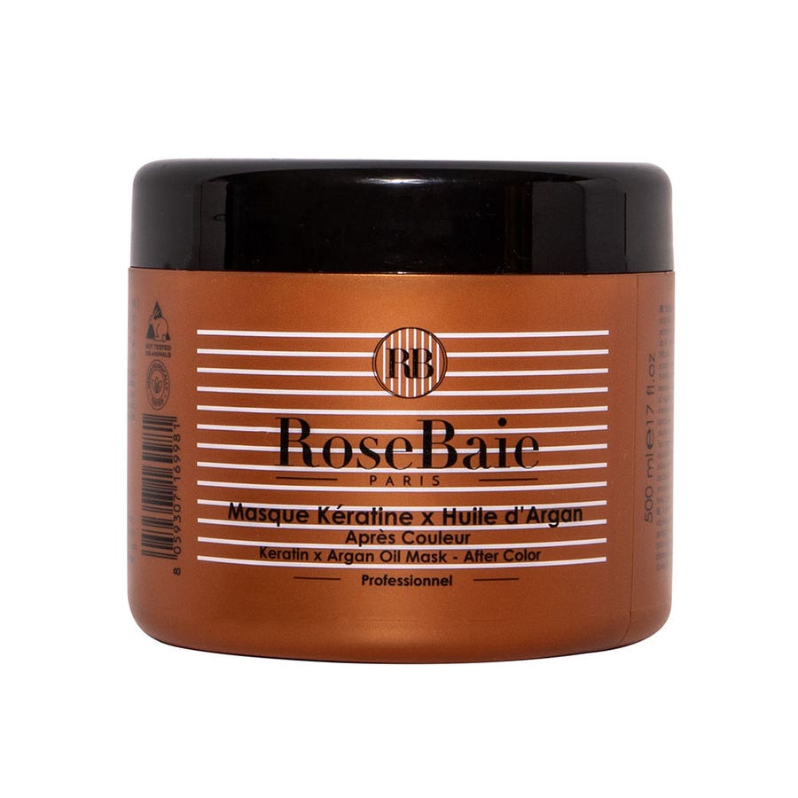 Rosebaie Argan Oil Keratin Masks Coloring hair 500ml (16.91fl oz)