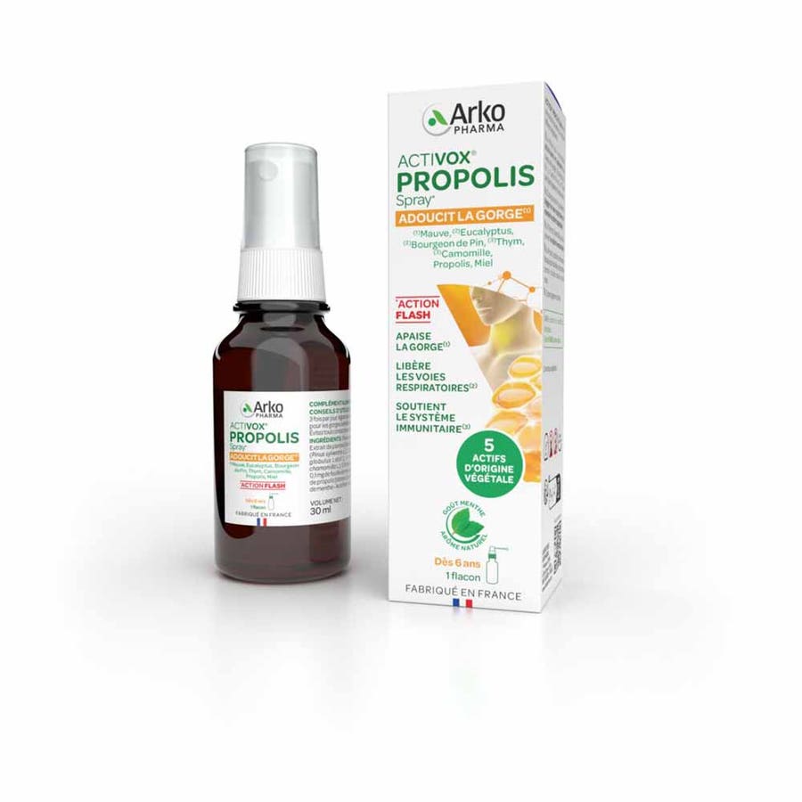 Arkopharma Activox Propolis Throat Spray 30ml (1.01 fl oz)