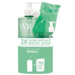 Svr Spirial Shower Gel Deodorants + Refills 400ml (13.53fl oz)+400ml (13.53fl oz)