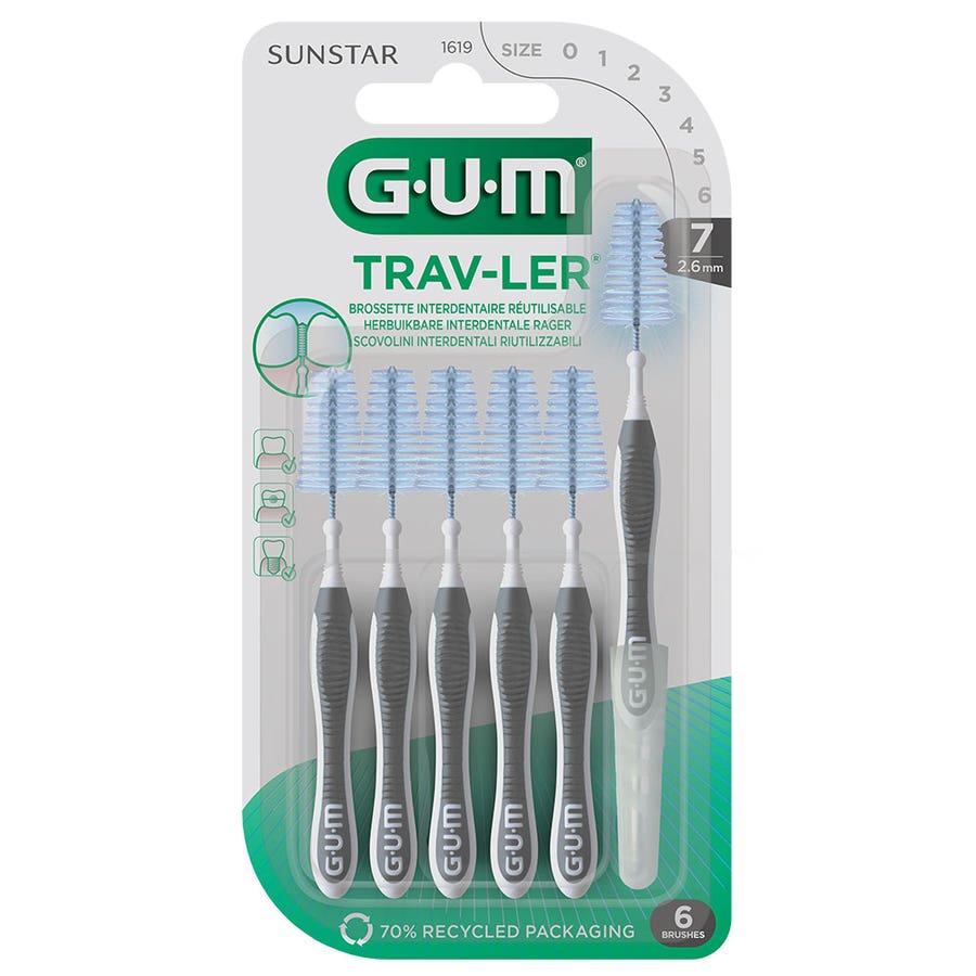 Gum Trav-ler 2.6mm interdental brush x6