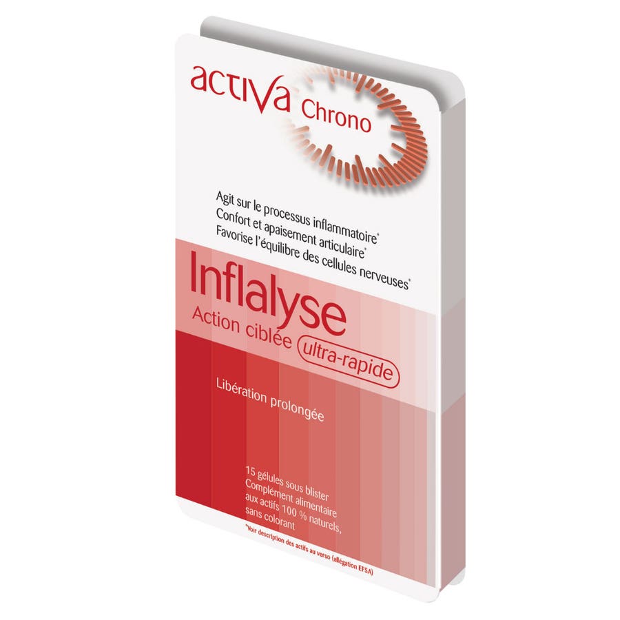 Activa Chrono Inflalysis Ultra-fast targeted action 15 capsules 300g (10.58 oz)