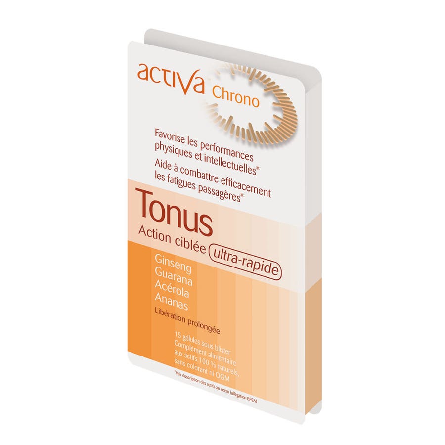 177600_0d039c3d-66bc-4ec5-a233-dd9c6cf23536 Activa Chrono Tonus Action ciblée Ultra-rapide 15 gélules - Image 1