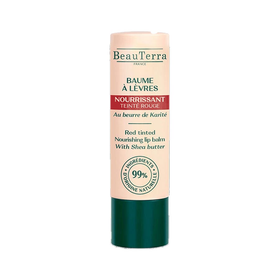 Beauterra Nourishing Lip Balm Tinted Red 4g (0.14 oz)
