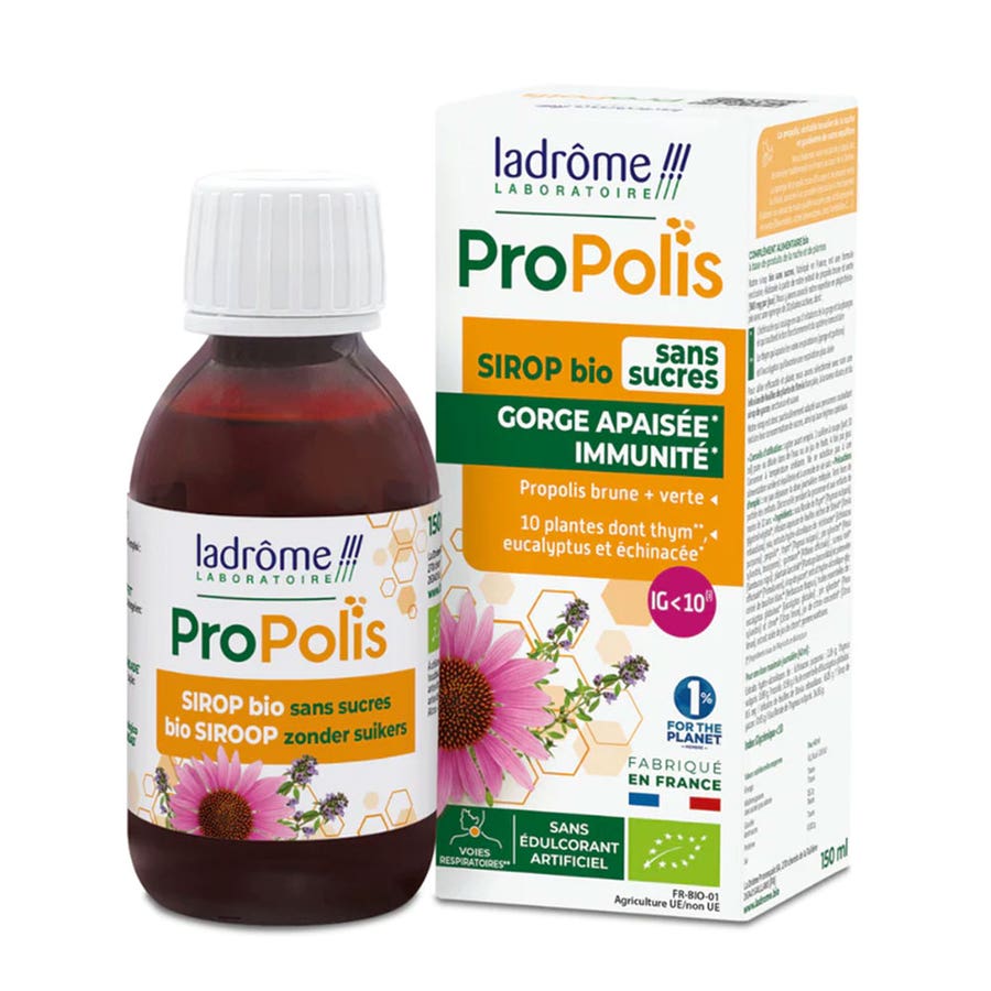 Ladrôme Propolis Sugar-free Propolis Syrups 150ml (5.07 fl oz)
