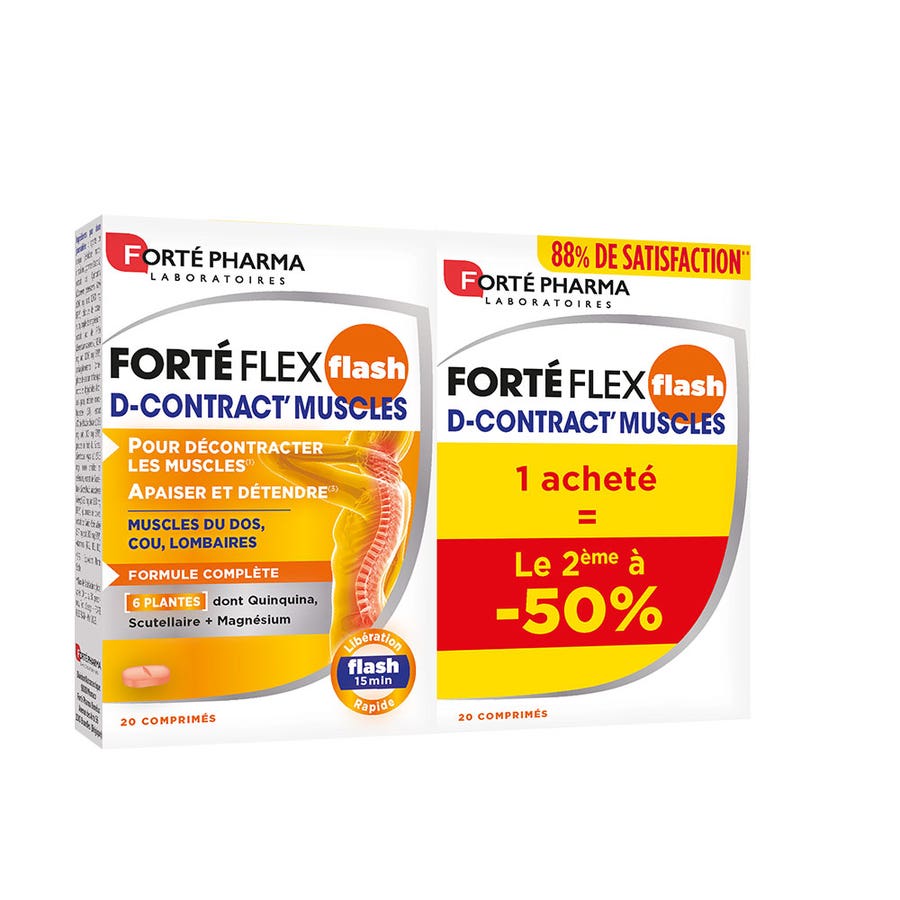Forté Pharma Forté Flex Flash D-contract' Muscles 40 tablets