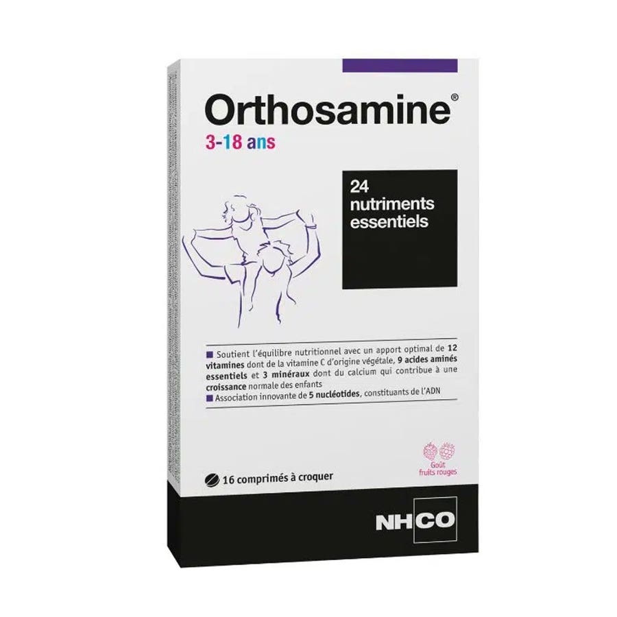 Nhco Nutrition Orthosamine 3-18 years 16 tablets