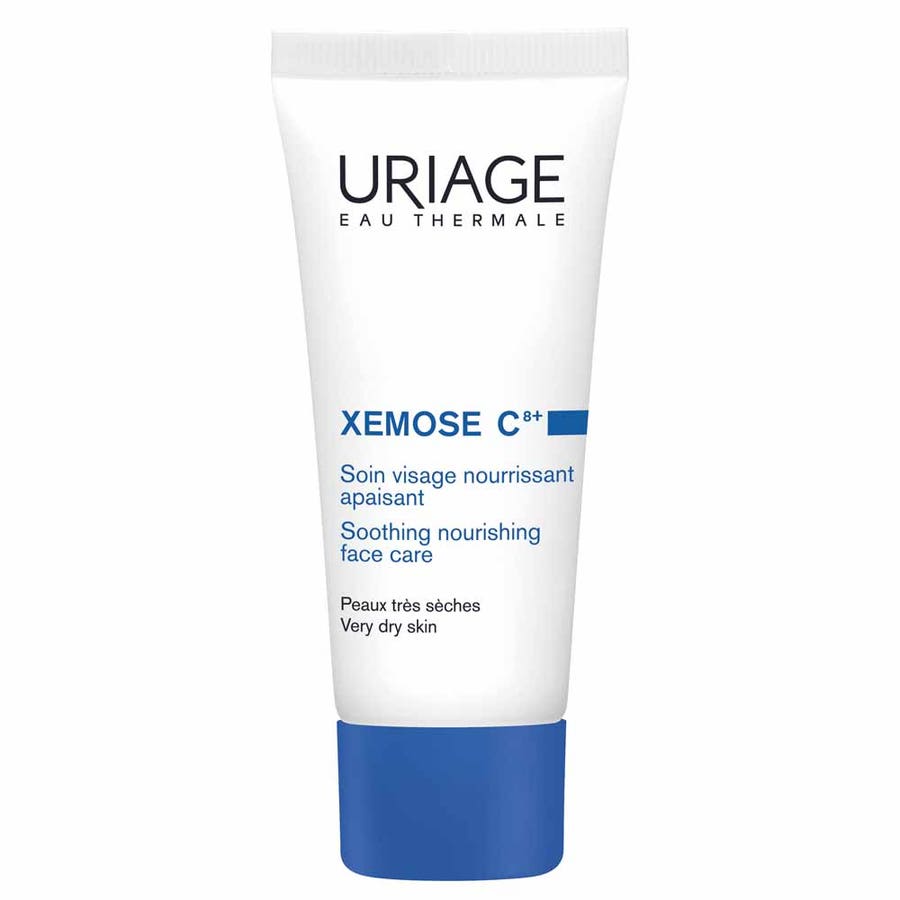 Uriage Xémose C8+ Nourishing Face Cream Very Dry Skins Prone To Atopy Peaux Très Sèches 40ml (1.35 fl oz)