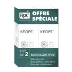 Roc Keops Deodorant Stick Moderate Perspiration 40ml x2 (1.35fl oz x2)