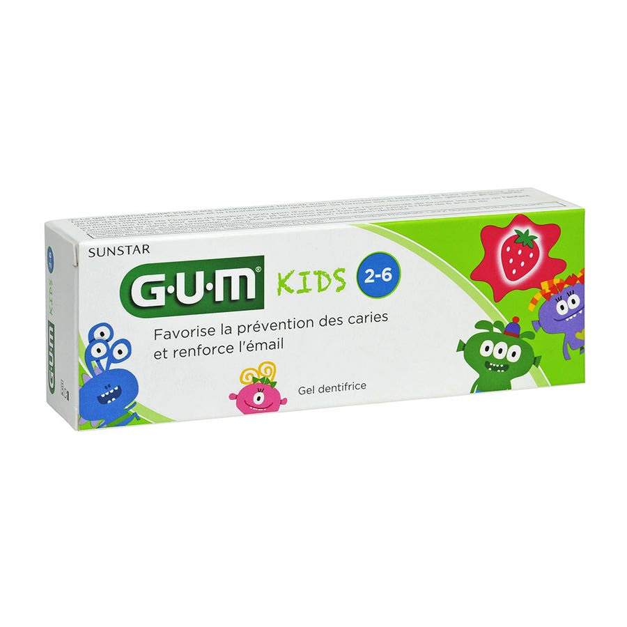 78975__47839.1721818873.1280.1280 Gum Kids Fluoride Toothpaste + Isomalt 2-6 Years Old 50ml (1.69fl oz) - Image 1