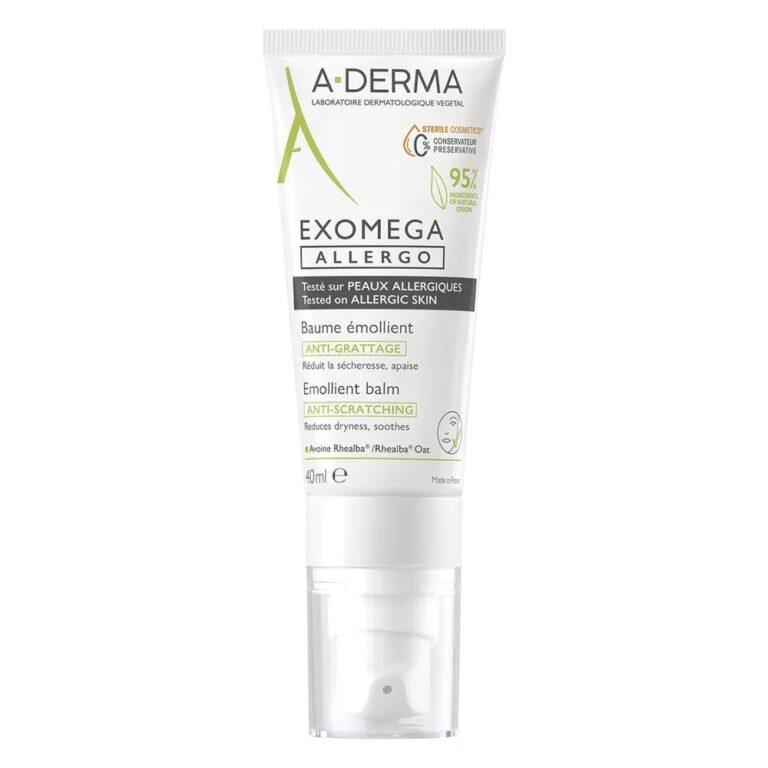 A - Derma Exomega Allergo Emollient Balm - FrenchBeautyHub