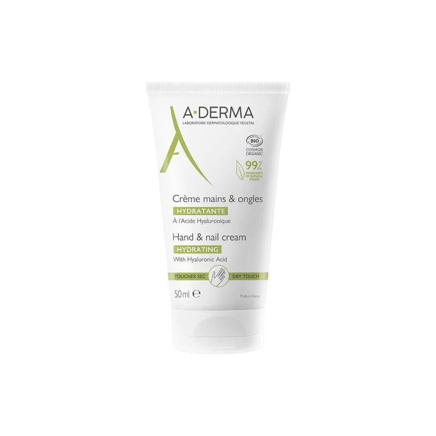 a-derma-hydrating-hand-and-nail-cream-50ml-169fl-oz-834192 A - Derma Hydrating Hand and Nail Cream 50ml (1.69fl oz) - FrenchBeautyHub