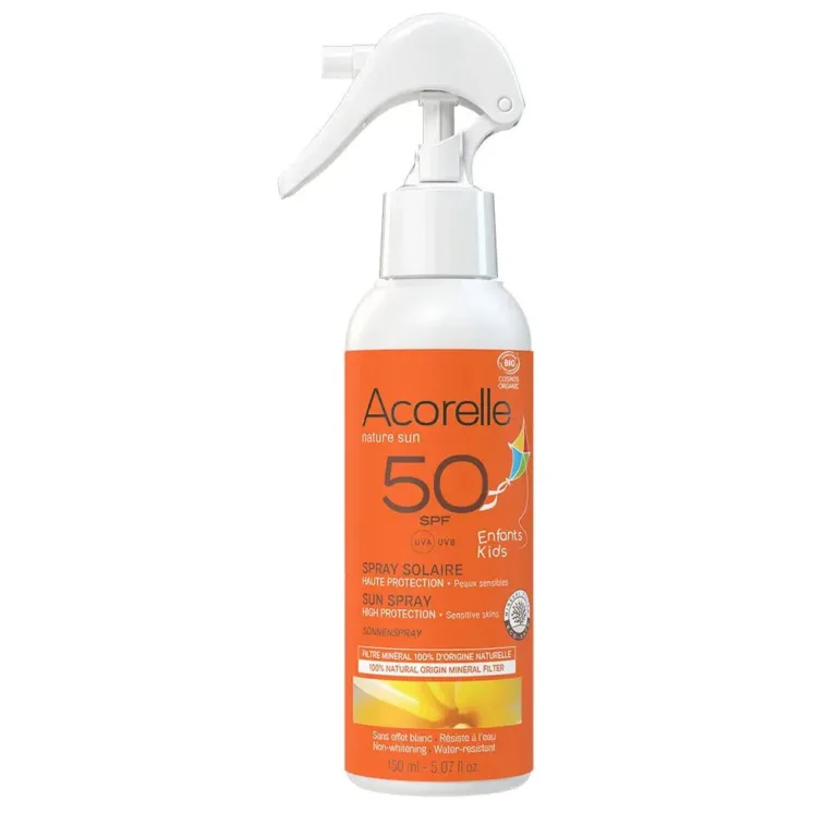 Acorelle Organic Sunscreens Children SPF50 Spray 150ml (5
