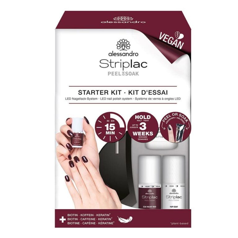 Alessandro Striplac Peel or Soak Starter Kit Semi - Permanent Gel Nail Polish - FrenchBeautyHub