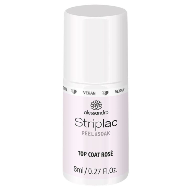 Alessandro Striplac Rose top coat Semi - permanent 8ml (0.27fl oz) - FrenchBeautyHub