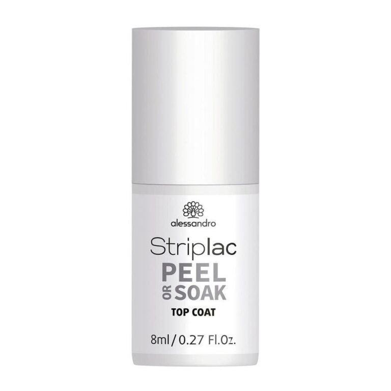 Alessandro Striplac Top Coat Peel Or Soak Nail Polish Semi - permanent 8ml (0.27fl oz) - FrenchBeautyHub