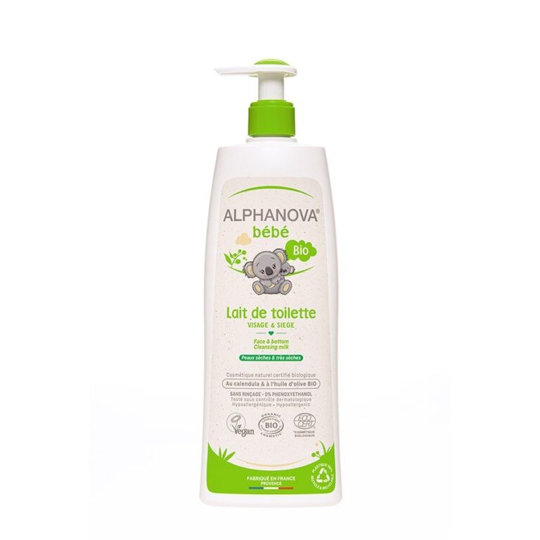 Alphanova Bébé Bebe Cleansing Lotion 500ml (16.91fl oz) - FrenchBeautyHub