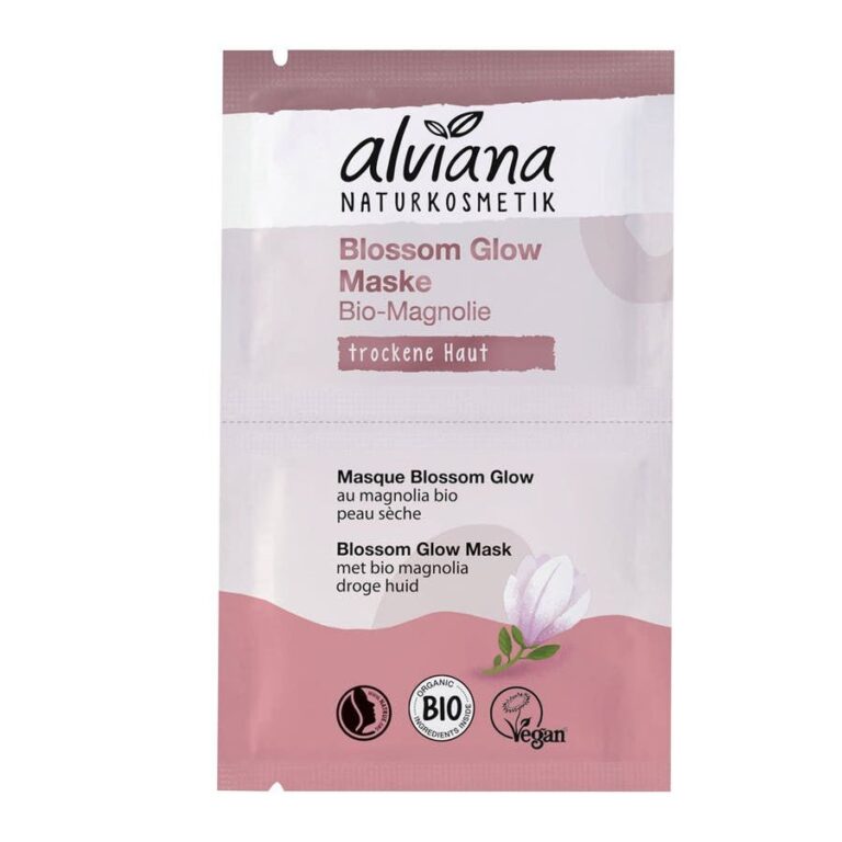 Alviana Moisturizing Mask Wild Rose Dry Skins Magnolia 7.5ml x2 (0.25 fl oz x2 ) - FrenchBeautyHub