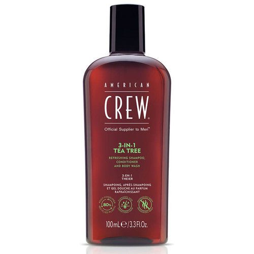 American Crew 3 - in - 1 Tea Tree Shampoo 450ml - FrenchBeautyHub