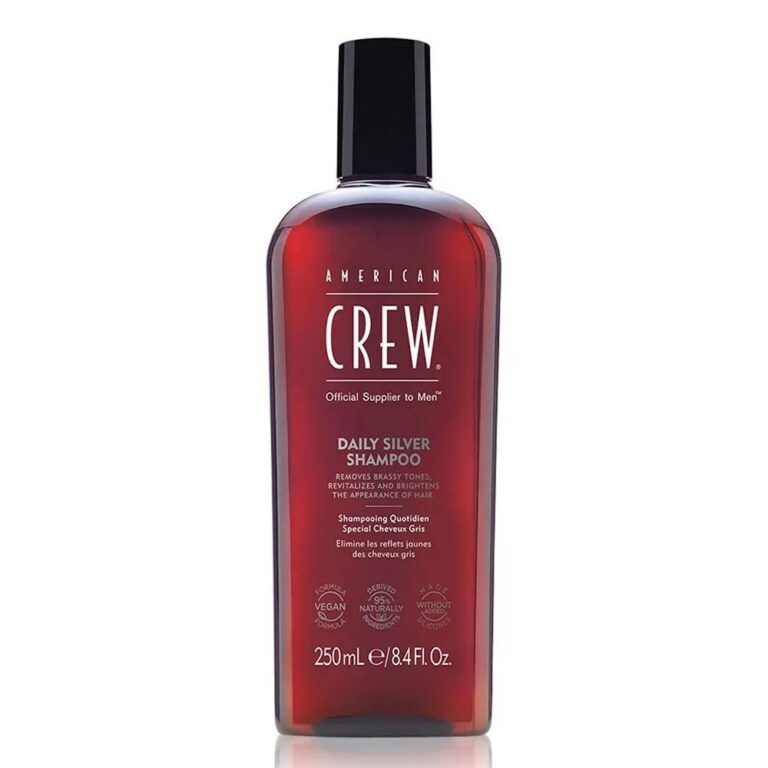 American Crew Daily Silver Shampoo Daily use Grey Hair 250ml (8.45fl oz) - FrenchBeautyHub