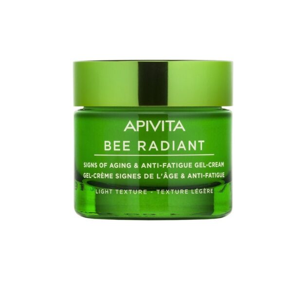Apivita Bee Radiant Anti - Aging & Anti - fatigue Gel - Cream Texture Lgre 50ml (1.69fl oz) - FrenchBeautyHub