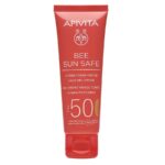 Apivita Bee Sun Safe Hydra Freshness Tinted Face Cream - Gel SPF50 50ml (1.69fl oz) - FrenchBeautyHub