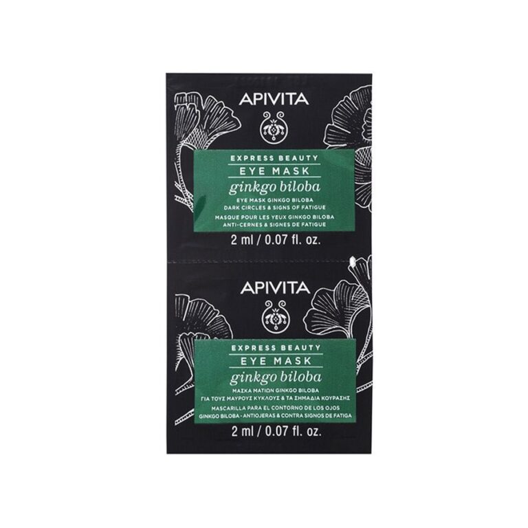 Apivita Express Beauty Eye Contour Masks for Dark Circles and Signs of Fatigue 2ml x2 (0.06fl oz x2) - FrenchBeautyHub